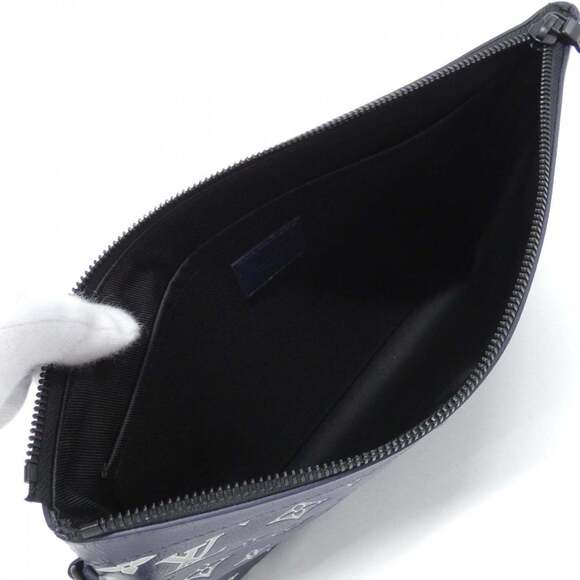 Louis Vuitton Monogram Shadow Pochette To Go M83382 Handbag - Picture 6 of 7